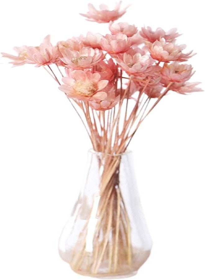 Qintreesify Pink Mini Flower Vase, 1/12 Scale Miniature Dollhouse Accessories Decor, Doll House Mini Flower Bowl Elegant Decoration for Mini Scene Excellent Quality - Image 1